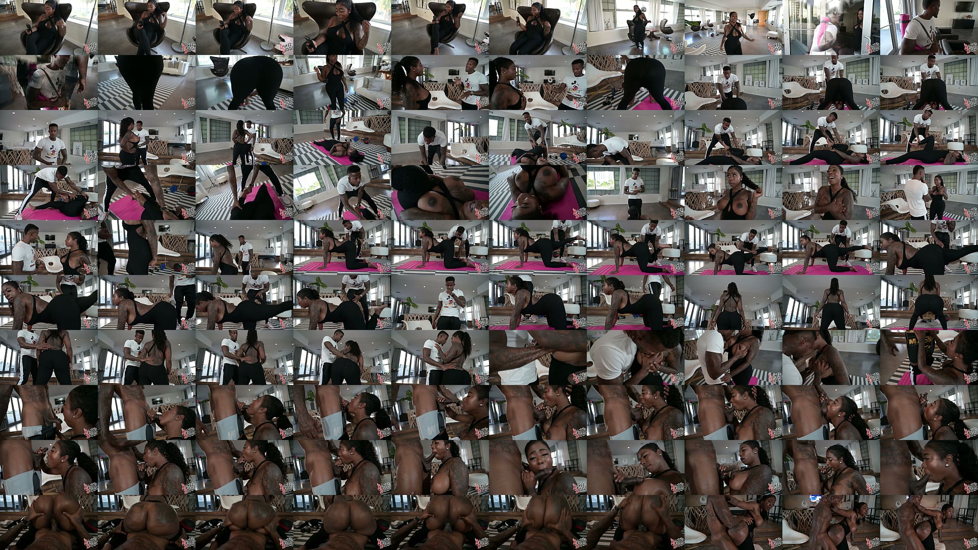 PREVIEW!!!! PHAT BOOTY EBONY BADDIE GOGO FUKME FINALLY GETS DICKED DOWN BY HER PERSONAL TRAINER 预览图