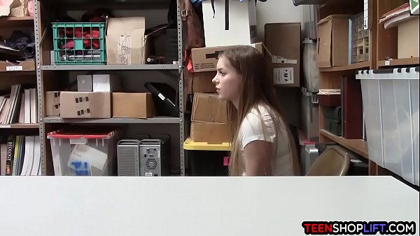 Teen cutie makes a deal after being caught stealing