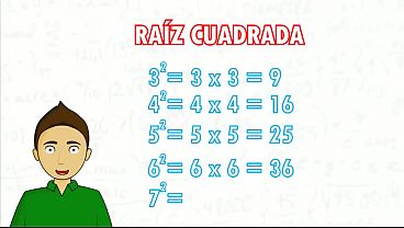 Daniel Carreón helps you with the square root