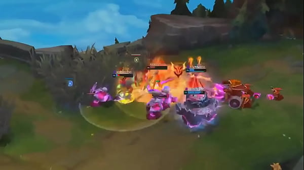 1 monochamp comendo 4 pro player