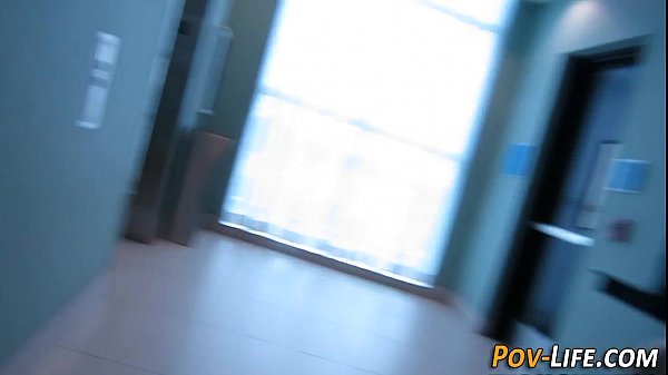 Teen gets cum showered
