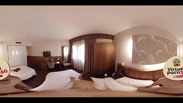 Download Video - VR Porn Brunette fucked in a hotel room