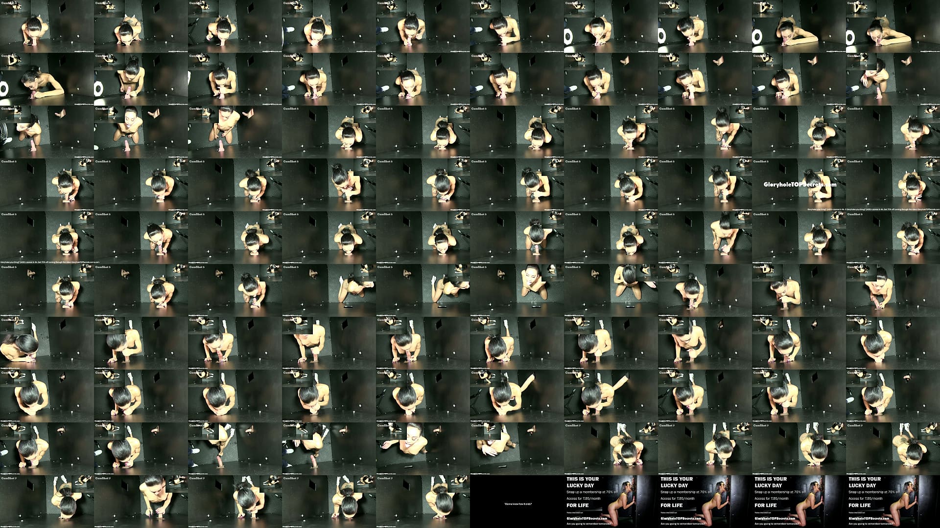 ELEVEN cumshots swallowed in a row! 预览图