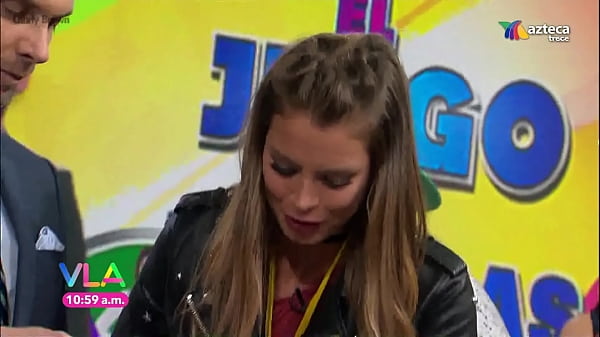 Natalia Valenzuela fondles herself on Mexican tv