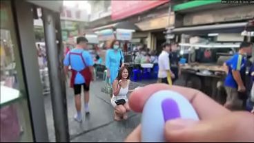 Download Video - Female girl vibrator remote control in public