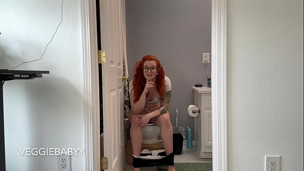 humiliating you from the bathroom - piss lover humiliation - full video on Veggiebabyy Manyvids