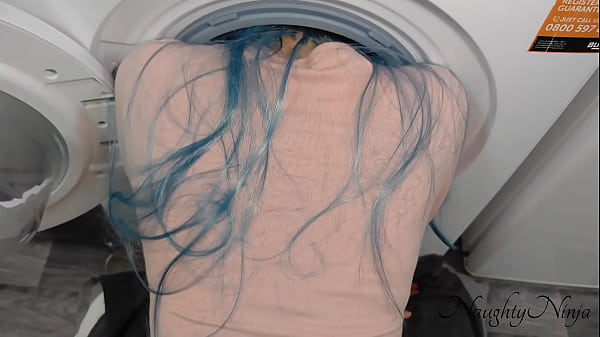 Step-Mom is Stuck in the Washing Machine