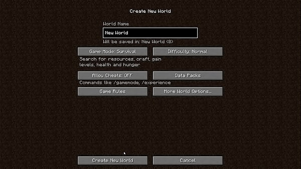 thumb minecraft test
