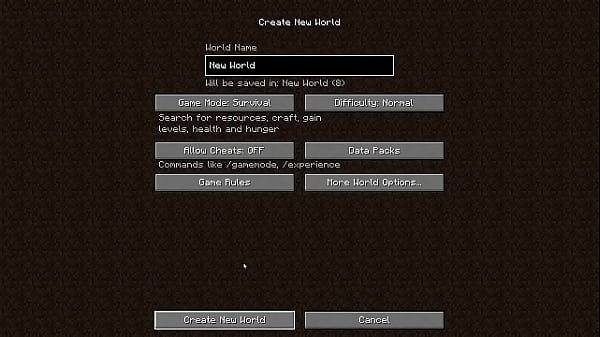 thumb minecraft test