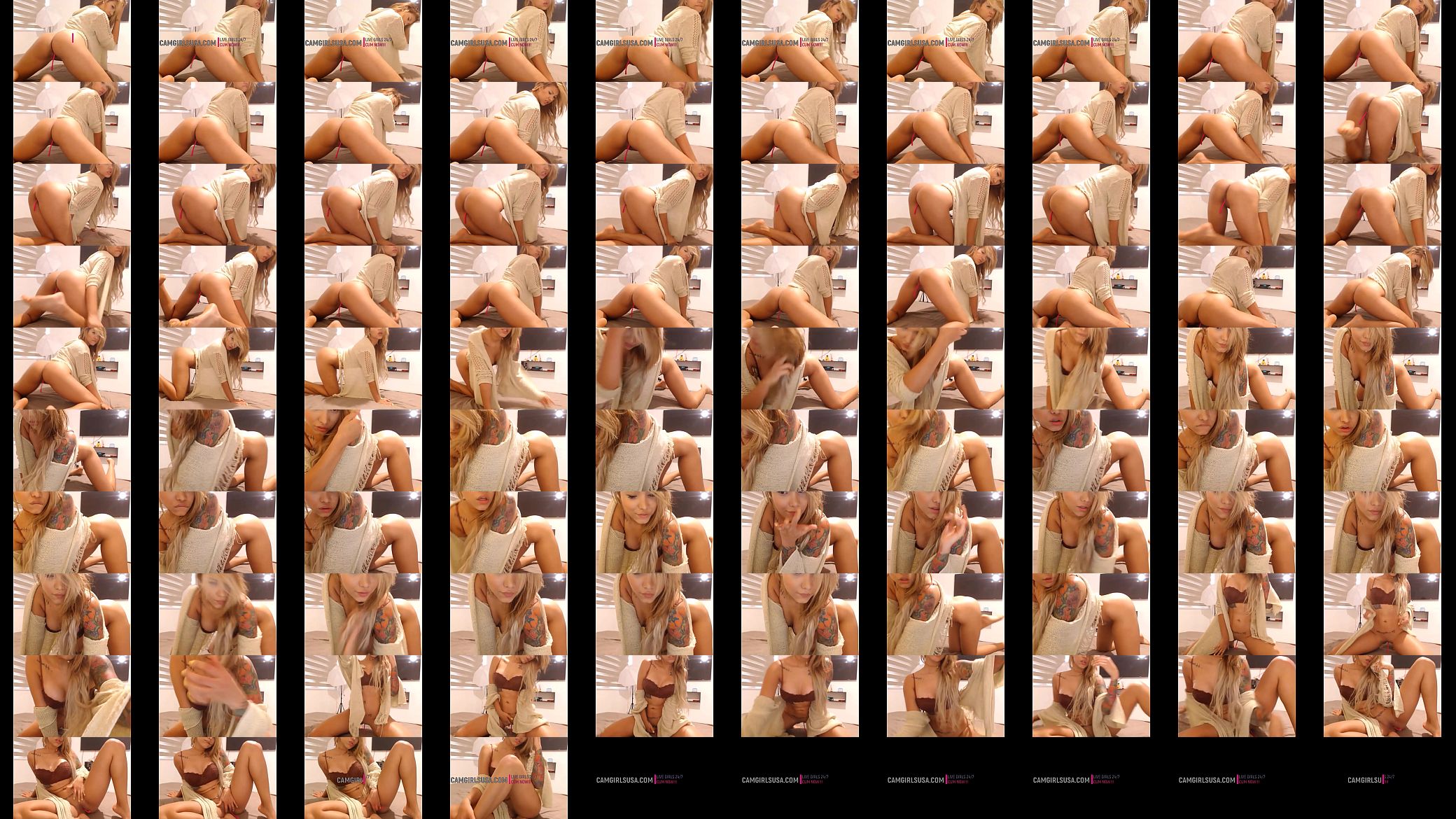 CamGirlsUSA - Blonde with Big Tits Loves to Tease You with Her Pussy Masturbation 预览图