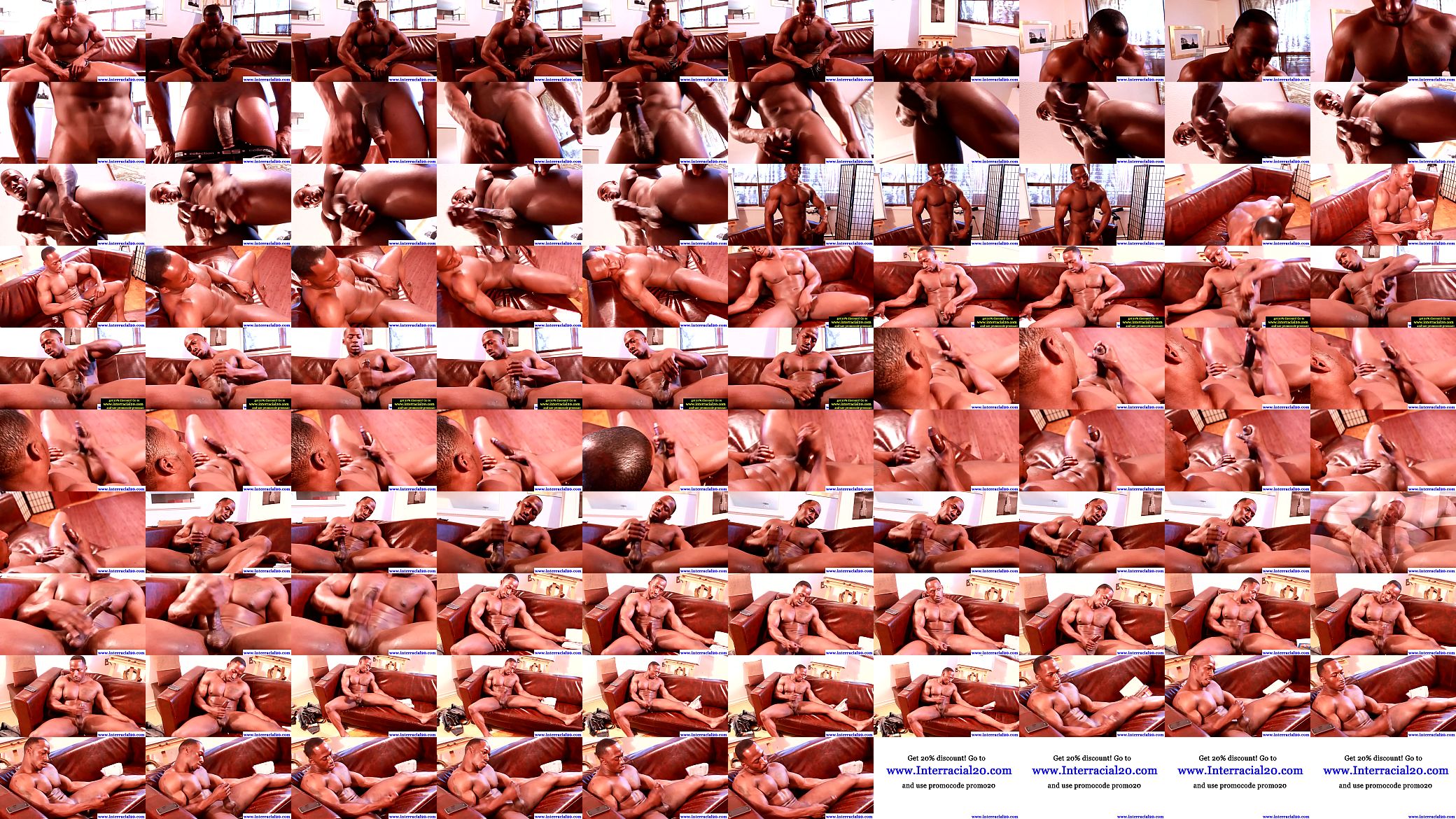 Huge muscular dude wanking his BBC 预览图