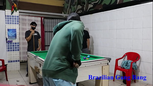 Snooker between friends ends in a mind-blowing orgy