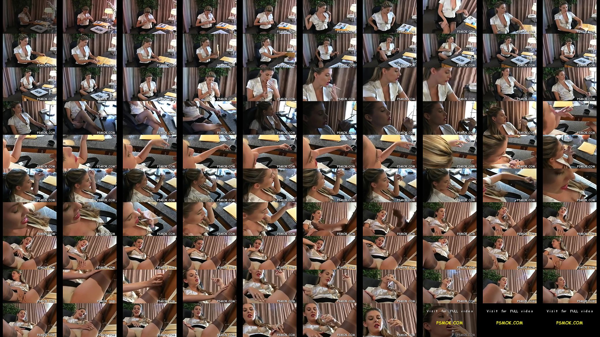 Young provocative wench enjoys smokin&#039; a nice cigarette 预览图