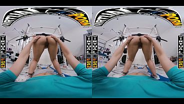 VIRTUAL PORN - Step Siblings Anais Amore And Johnny Love Turn A Workout Into Passionate, All-Over Pleasure