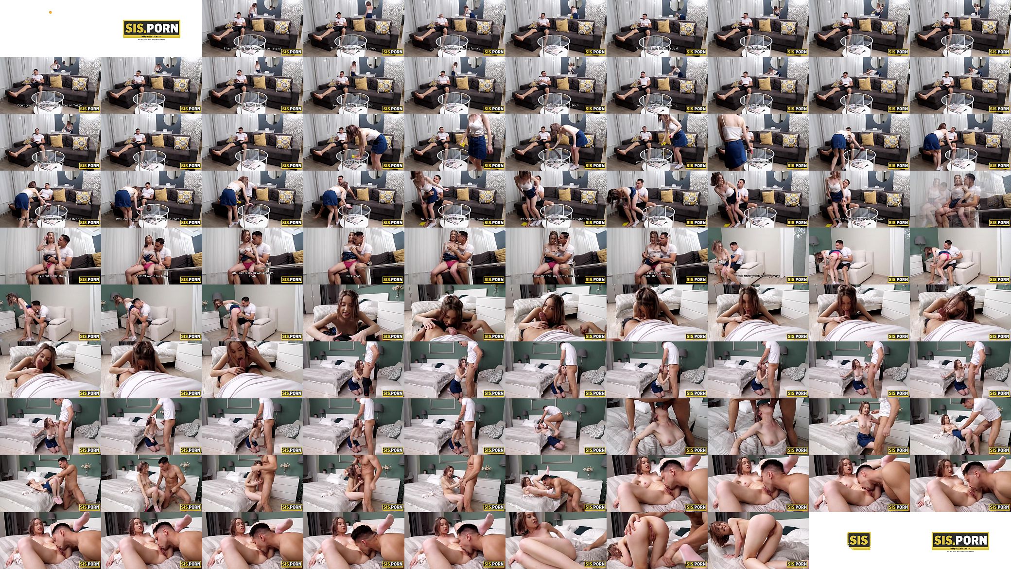 SIS.PORN. Girl will go to a party thanks to sex with handsome stepbro 预览图