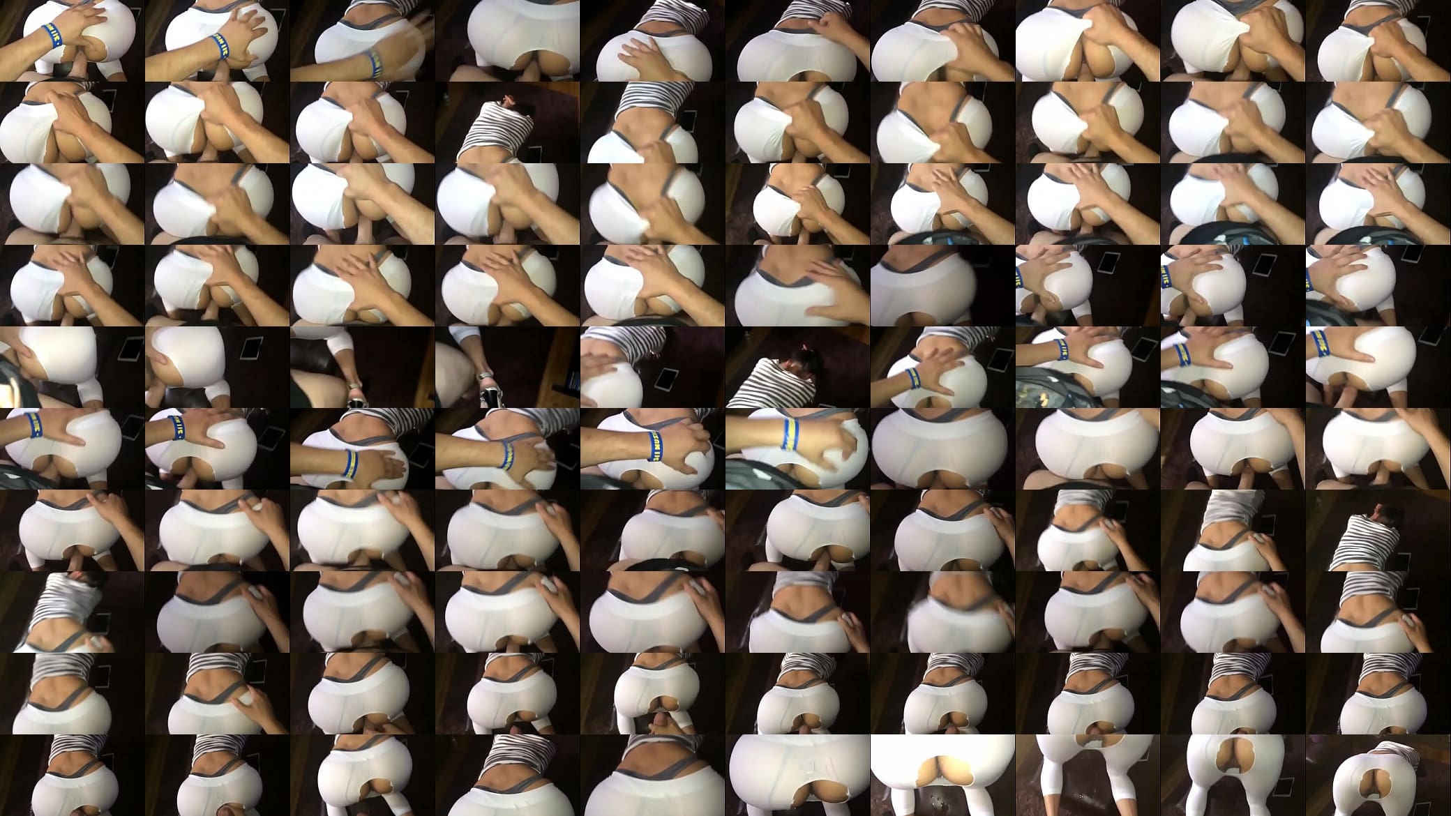 Hottie with leggings and tiny waist fucked hard doggystyle pov backshots 预览图
