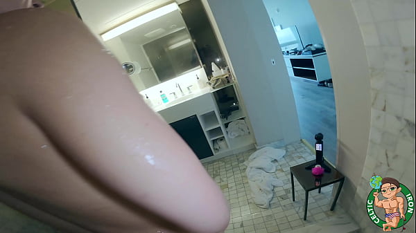 Petite Latina Teen Comes Out of Shower in a Towel to DeepThroat and Cowgirl Ride My Hard Cock with Her Big Natural Ass - Alexa Chains
