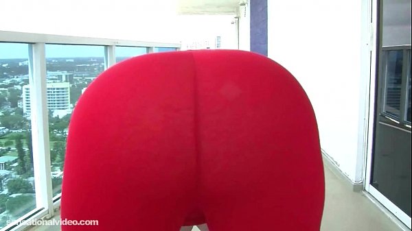 BBW Soccer Bent Over and Fuck on Balcony