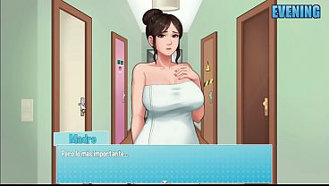 madrastra caliente se hace desear sexualmente pero nos interrumpen -House chores 1