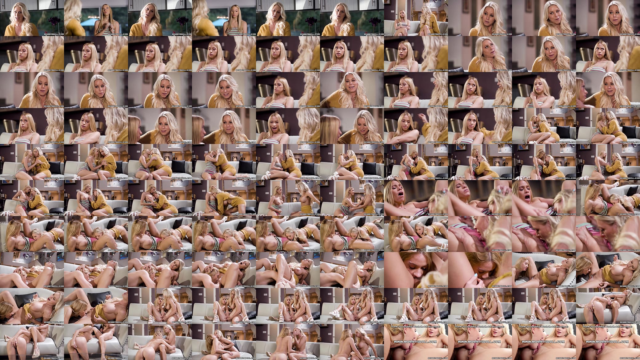 Stepmom Katie Morgan showing her stepdaughter Khloe Kapri how lesbian sex works 预览图