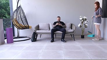 After yoga I stretch my redhead girlfriend&rsquo;s asshole with deep anal