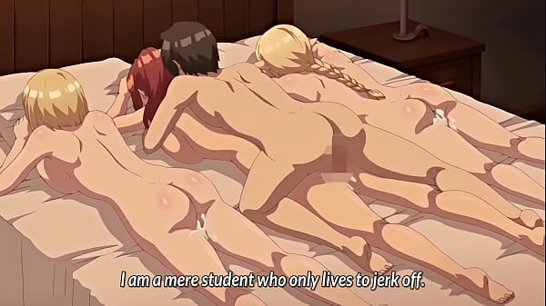Isekai Harem hentai threesome