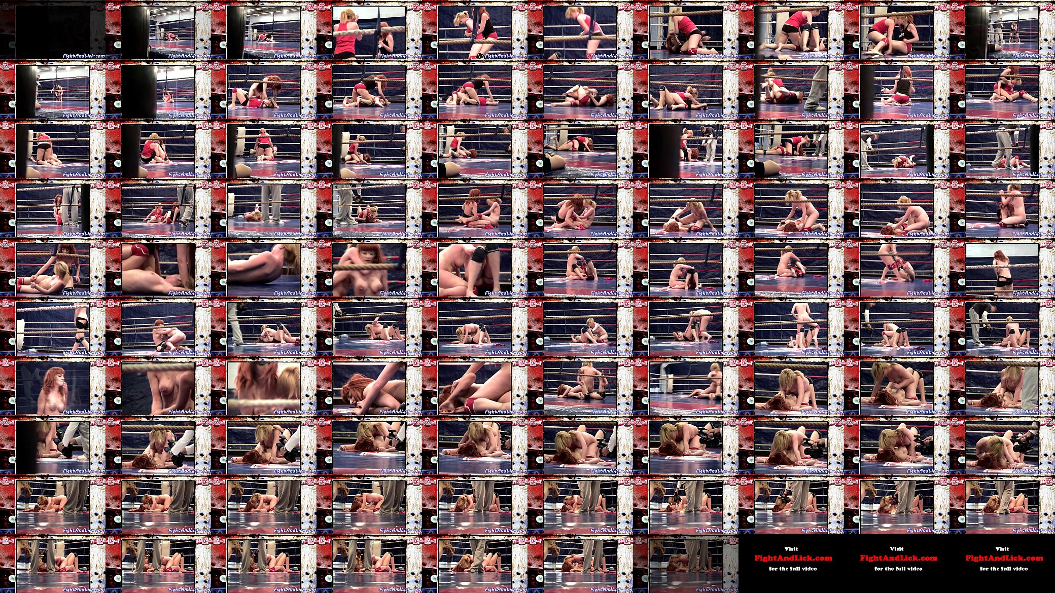 Ginger dyke makes out with wrestling partner 预览图
