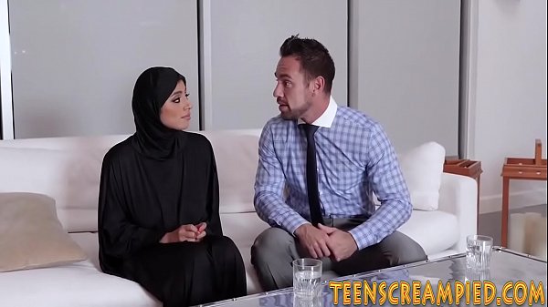 Busty hijab teen fucking and sucking cock after oral