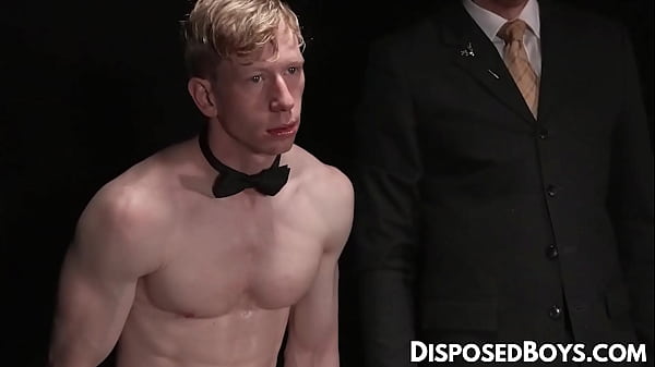 Smooth stud Jesse Stone groaned as his ass gets deeply banged by suited Legrand Wolf