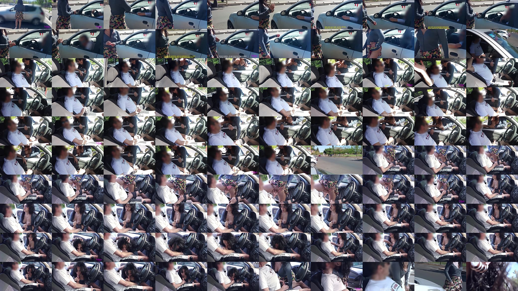 Masturbo a un extra&ntilde;o en su auto mientras mi marido filma todo 预览图