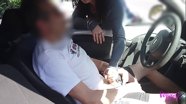 I masturbate a stranger in his car while my husband films everything