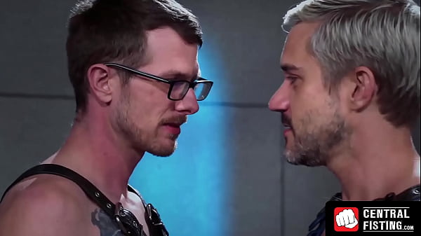CentralFisting.com - Spanked gay takes a hard anal fucking from a glasses-wearing hunk