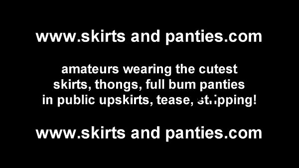 Flashing my panties outside gets me so wet