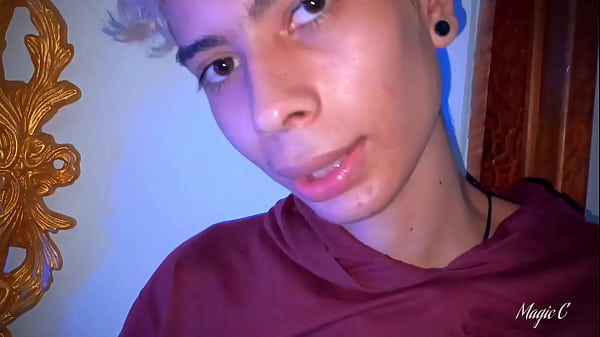 Download Video - POV you are my voyeur friend and I invite you Home to let you watch as I jerk my big cut latino cock until I shoot a big thick cum load - Magic C