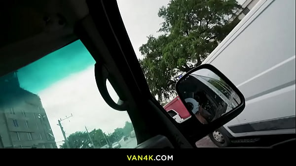 Tatted & busty Anna Chambers going hard in a van