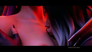 Fade x Reyna Lesbian kissing (Valorant /AI generated)