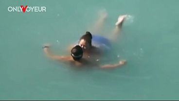 Busty Voyeur Joins In for a Public Fuck