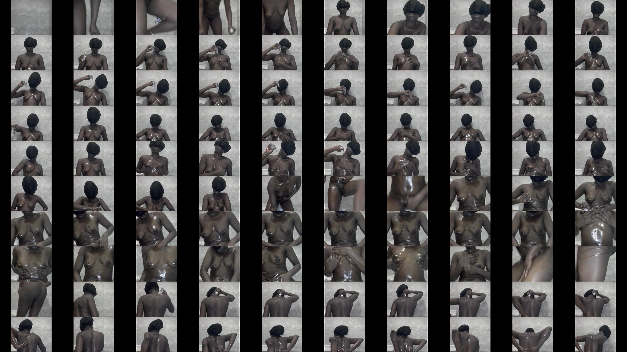 Ebony Teen Shower Solo 预览图