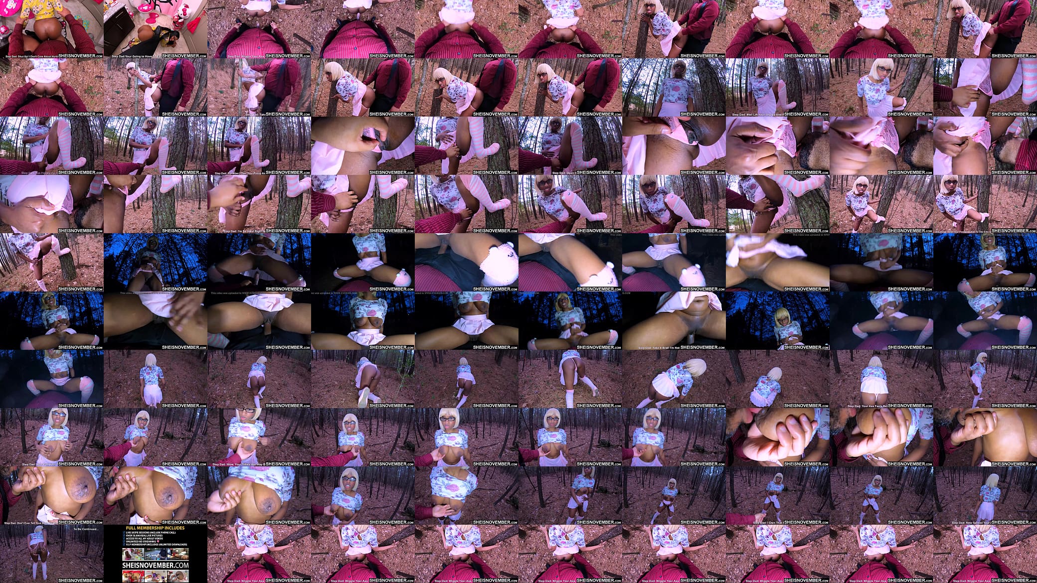HD After Church I Sneak Away To Fuck My Step Daughter, Wet Pussy Licking Squirting, Hardcore Standing Doggystyle And POV Cowgirl In The Wilderness Outdoors, Her Step Mom Is At Choir Practice, Busty Ebony Sheisnovember Taboo Sex By Msnovember 预览图