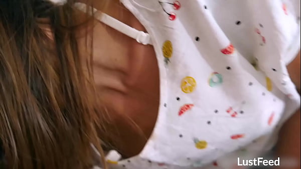 Thin Ebony Girl- 1st Vid- Glasses Facial