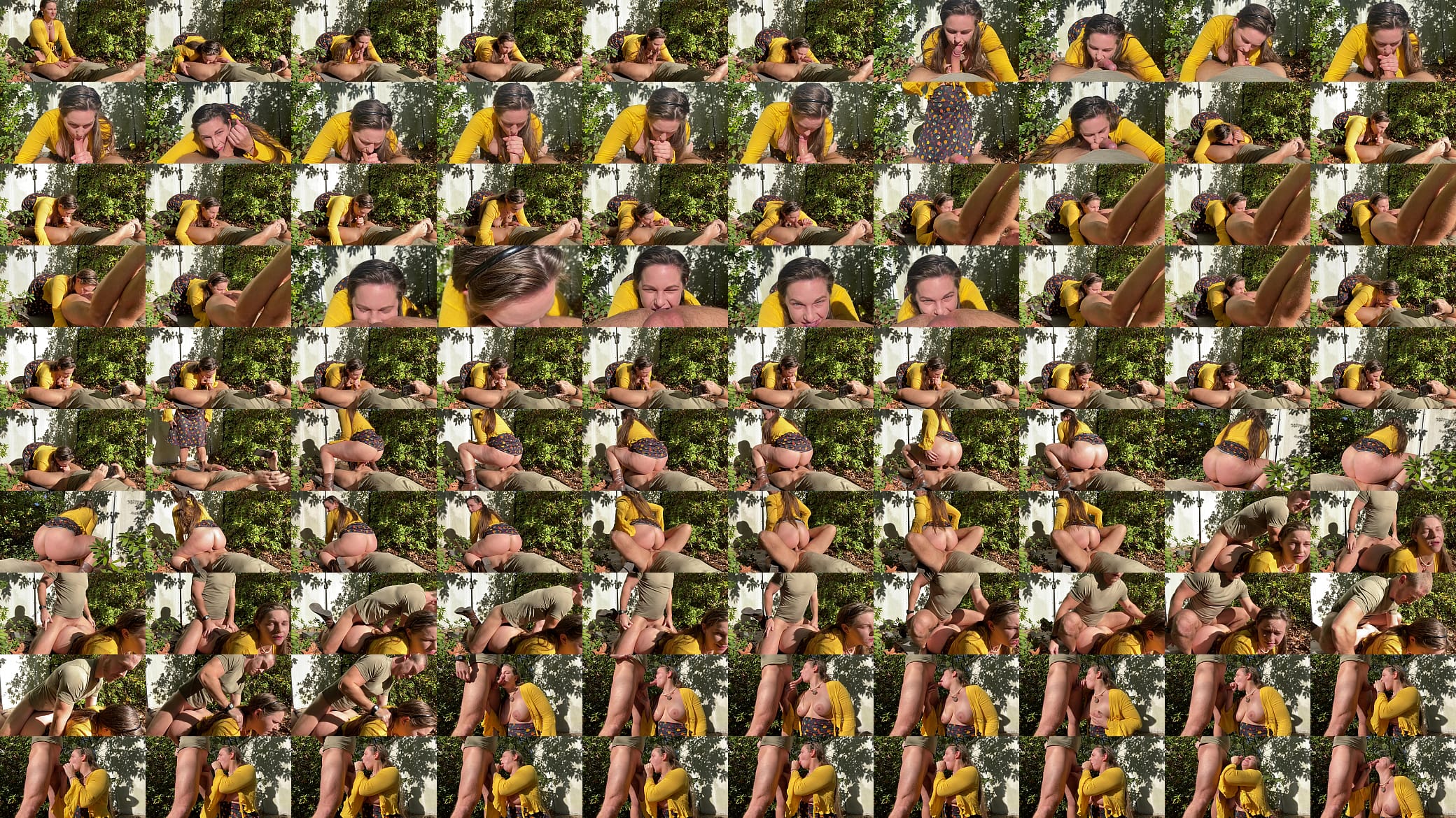 Hippie Chick Gets Fucked Outside 预览图