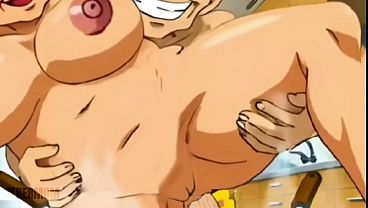 Sexy Hentai Granny Gets Double Portion Hot Love For Breakfast. Cartoon