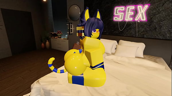 Download Video - Ankha gets fucked and filled by a big white cock in Roblox
