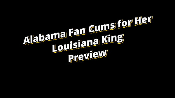 Homemade Close-up Creampie: Alabama Fan cums for her Louisiana King - Free Preview