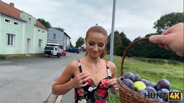 HUNT4K. Red riding hood is good in sucking big cocks and riding them