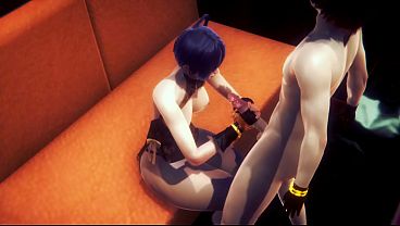 Genshin Impact Hentai - Xianglin handjob and anal uncensored - Japanese Asian Manga Anime Film Game Porn