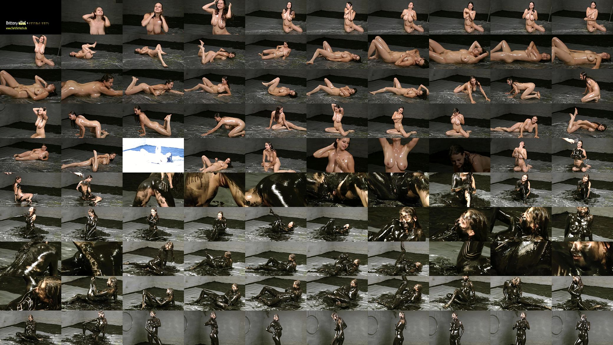 Brittany gers dirty in black oil 预览图