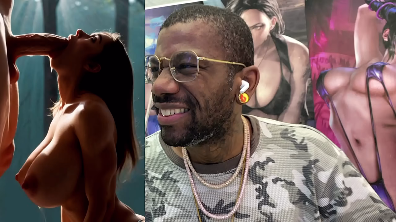 Sloppy Deepthroat Action By A Slutty Big Breast Milf, Tight Bald Ebony Pussy Missionary Fucking, Petite Bald Pussy Cowgirl Fucking, Tifa Teasing Her Thicc Fat Tits, AI Generated