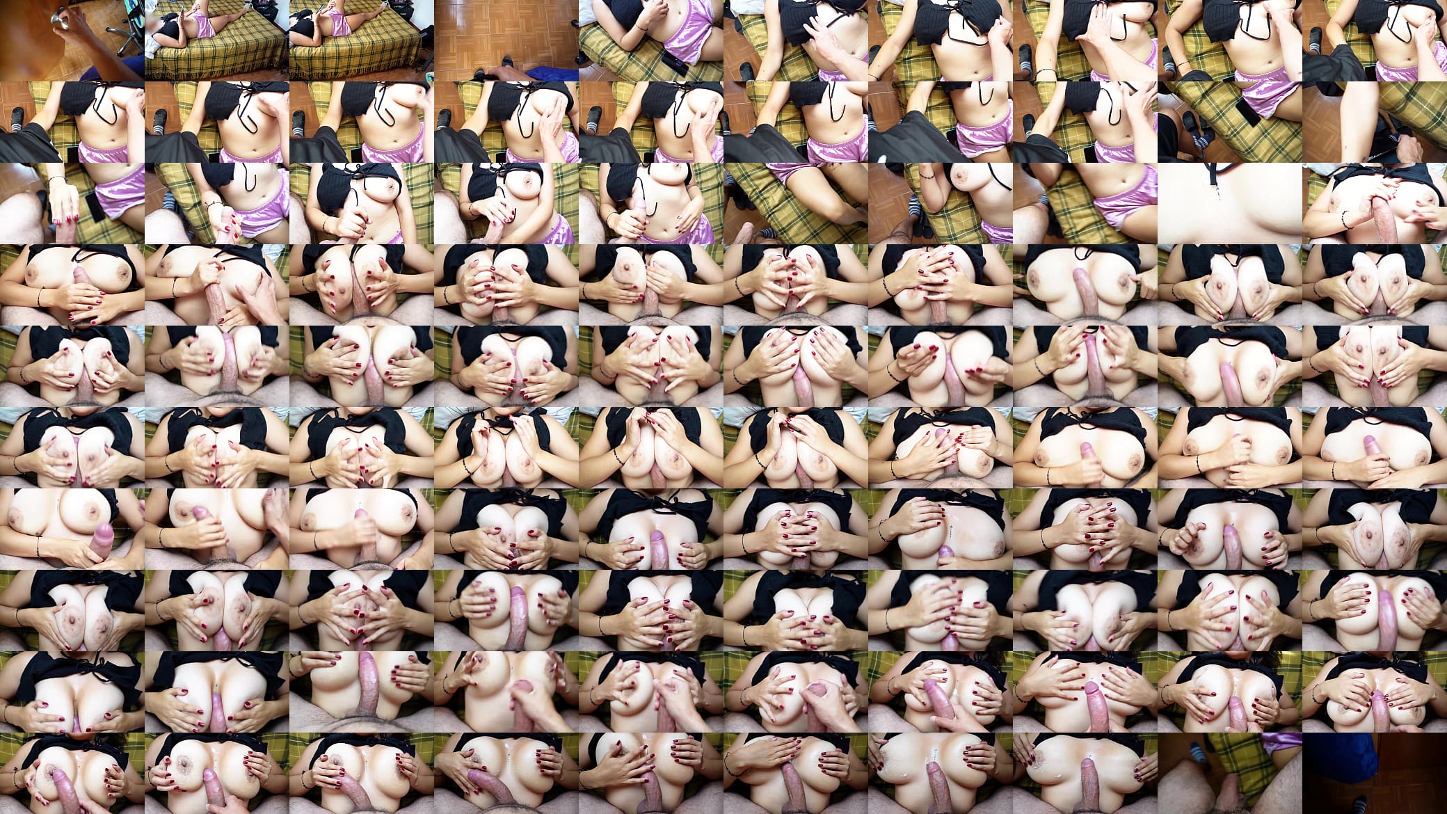 Entro al cuarto de mi madrastra y me masturba con sus tetas 预览图