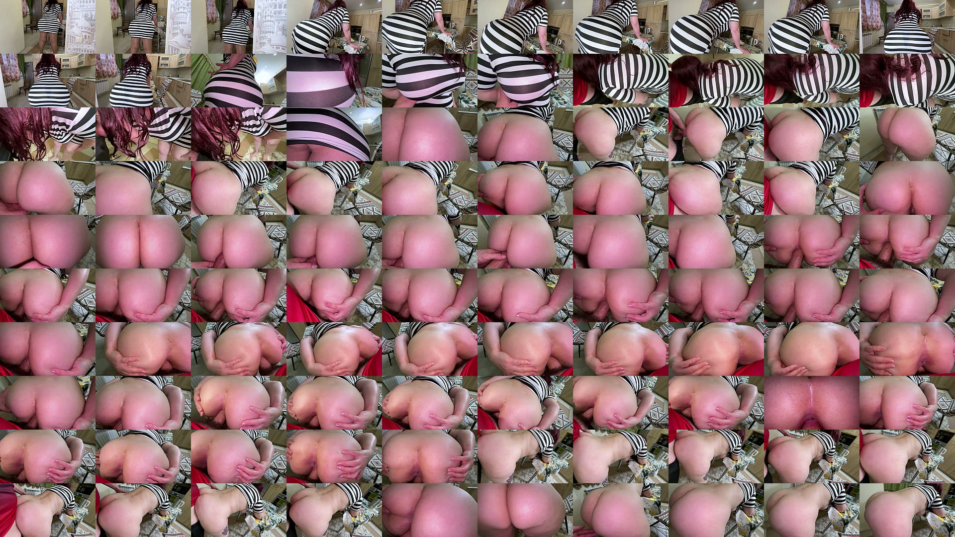 The weighty ass of a mature MILF turned on anal and got a dick 预览图